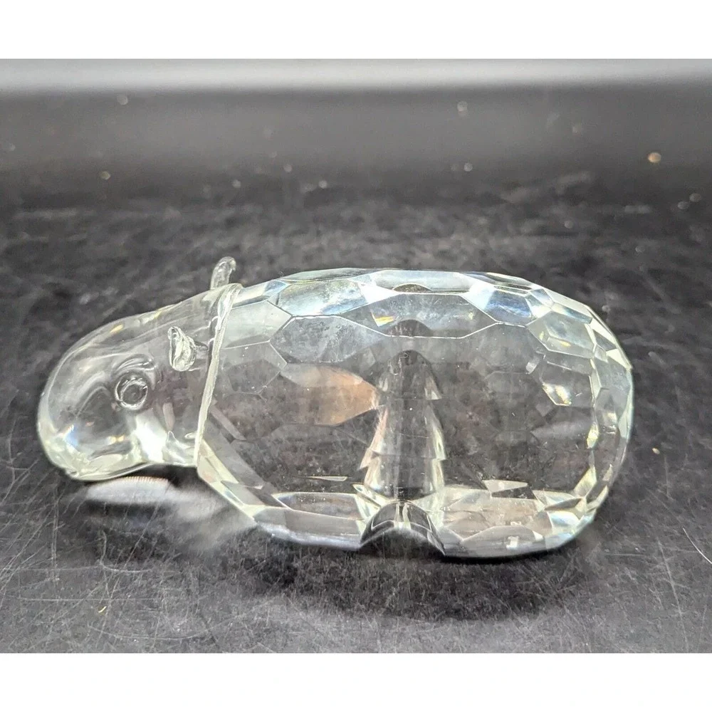 Vintage Shannon Crystal‎ Designs Of Ireland Hippopotamus Hippo Figurine 5.5